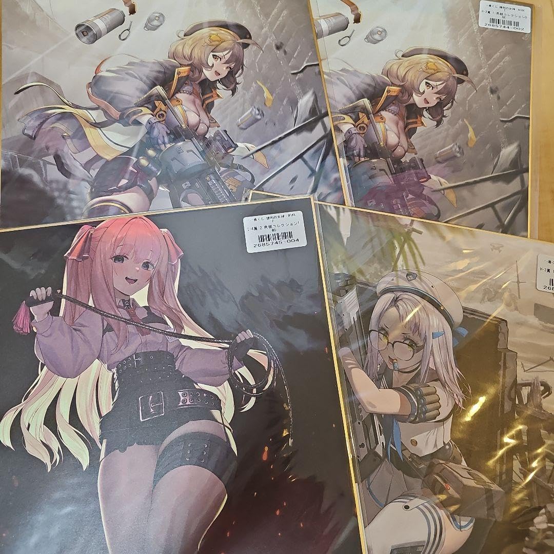 Amazon.co.jp: nikke 勝利の女神 一番くじ 色紙コレクション 8枚