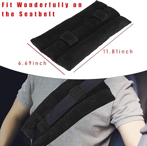 Miniatura 2 de Almohadas de cinturón de seguridad para mastectomía, protectores de almohada para cinturón de seguridad de cirugía cardíaca, accesorios para