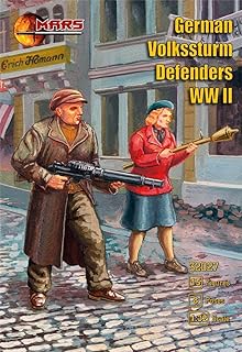 Mars Figures 32027-1/32 German Volkssturn Defenders WWII Plastic Model kit