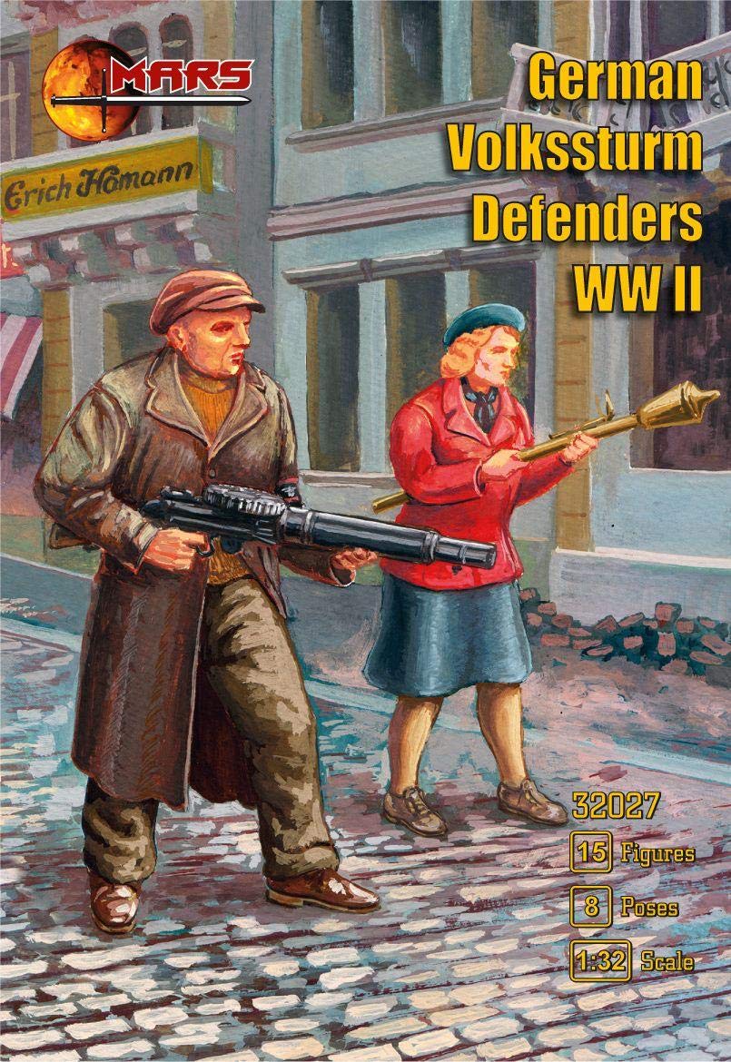 Amazon.com: Mars Figures 32027-1/32 German Volkssturn Defenders