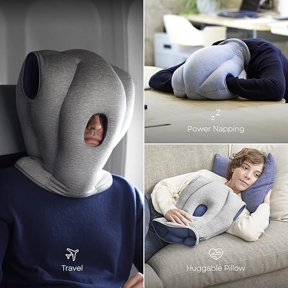 Original Ostrich Travel Pillow - Revolutionary travel comfort with unique design