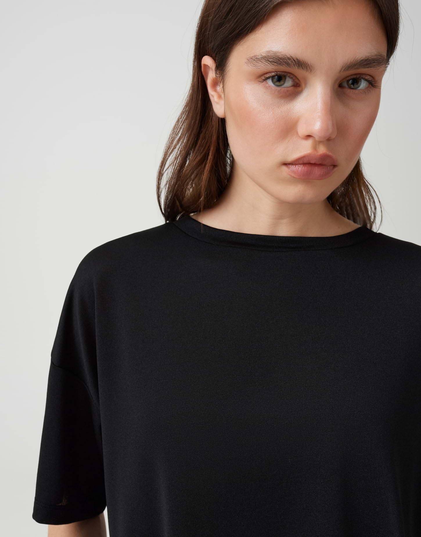 OPUS Damen Kurzarmshirt | T-Shirt mit elastischem Ballonsaum Regular Fit
