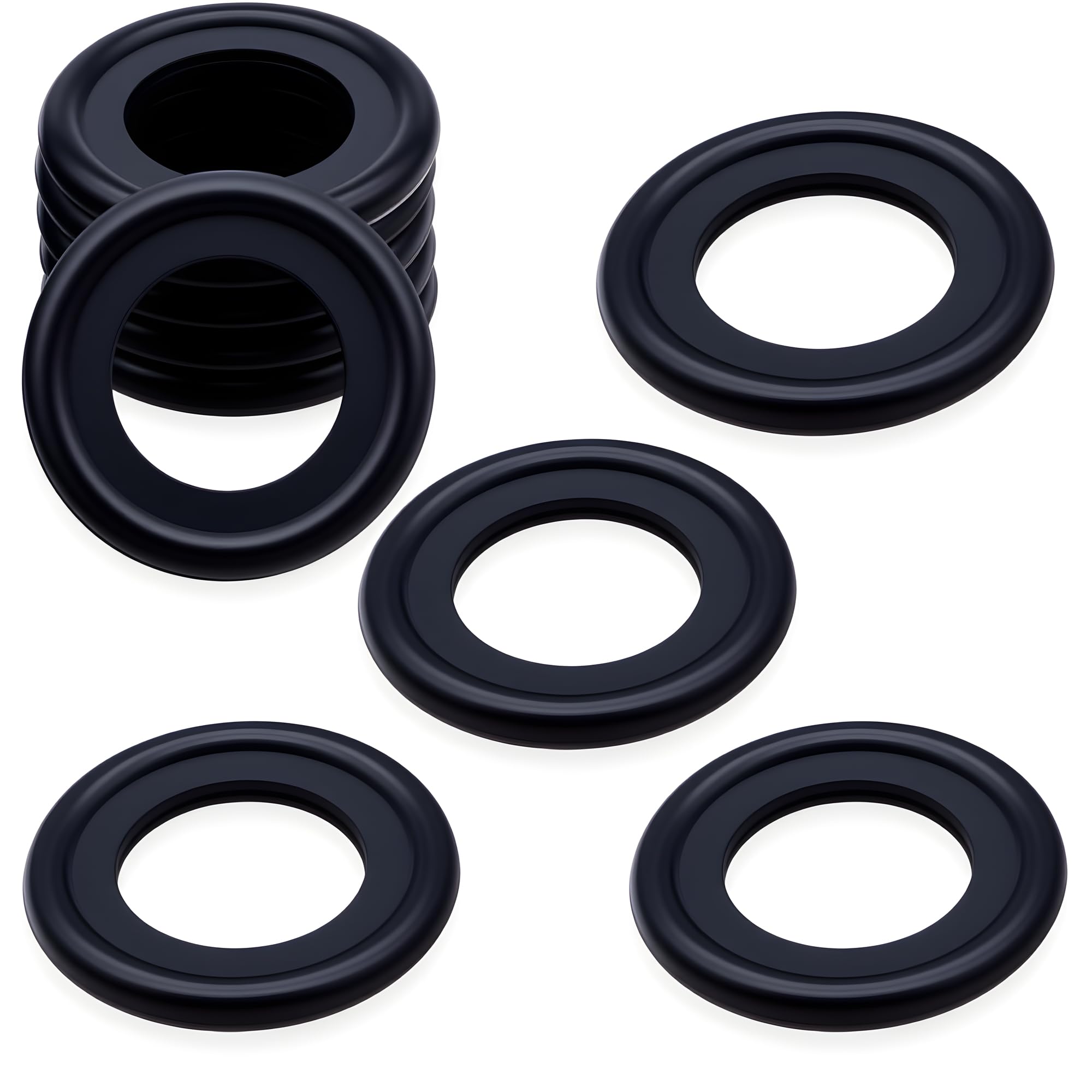 10PCS M14 Oil Drain Plug Gasket Rubber Crush Washer Seals 097-139, F0RD-5066453, F5TZ-6734-BA Engine Oil Pan Drain Plug Seal for Ford Focus