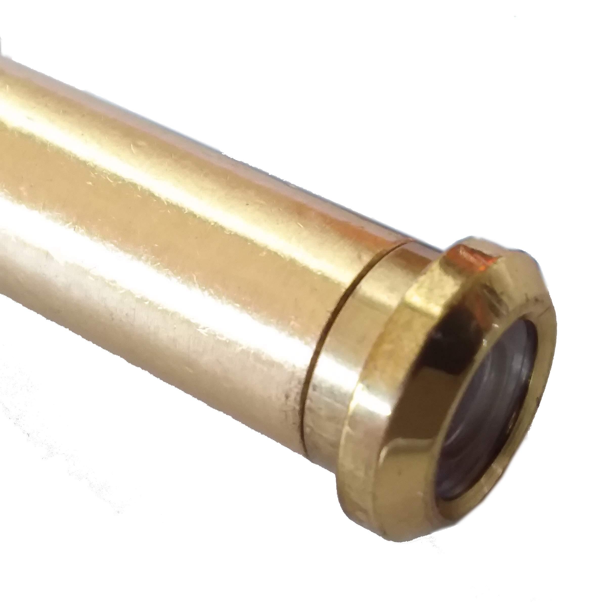 Cybersunrise Brass Security Door Viewer Peephole | 160° Spyhole