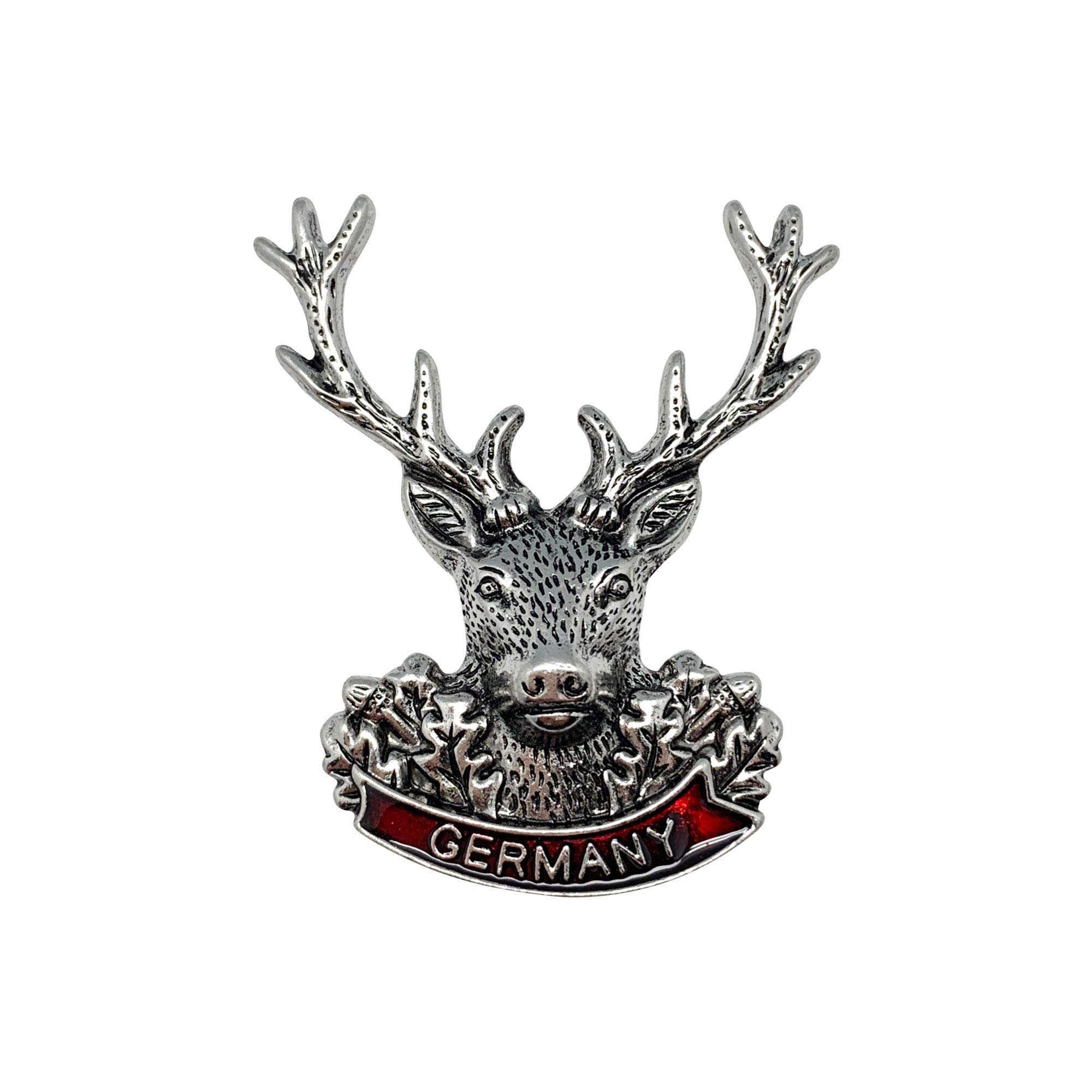 German Bavarian Stag Hunters & Oktoberfest Metal Hat Pins For Men, A Great Addition for Oktoberfest Costume Men, Ideal Oktoberfest Accessories | By Oktoberfest Haus