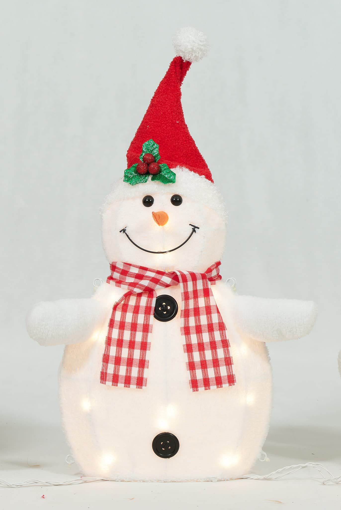 Amazon.com: Everstar Set of 3 Plush Snowman Family Sculpture