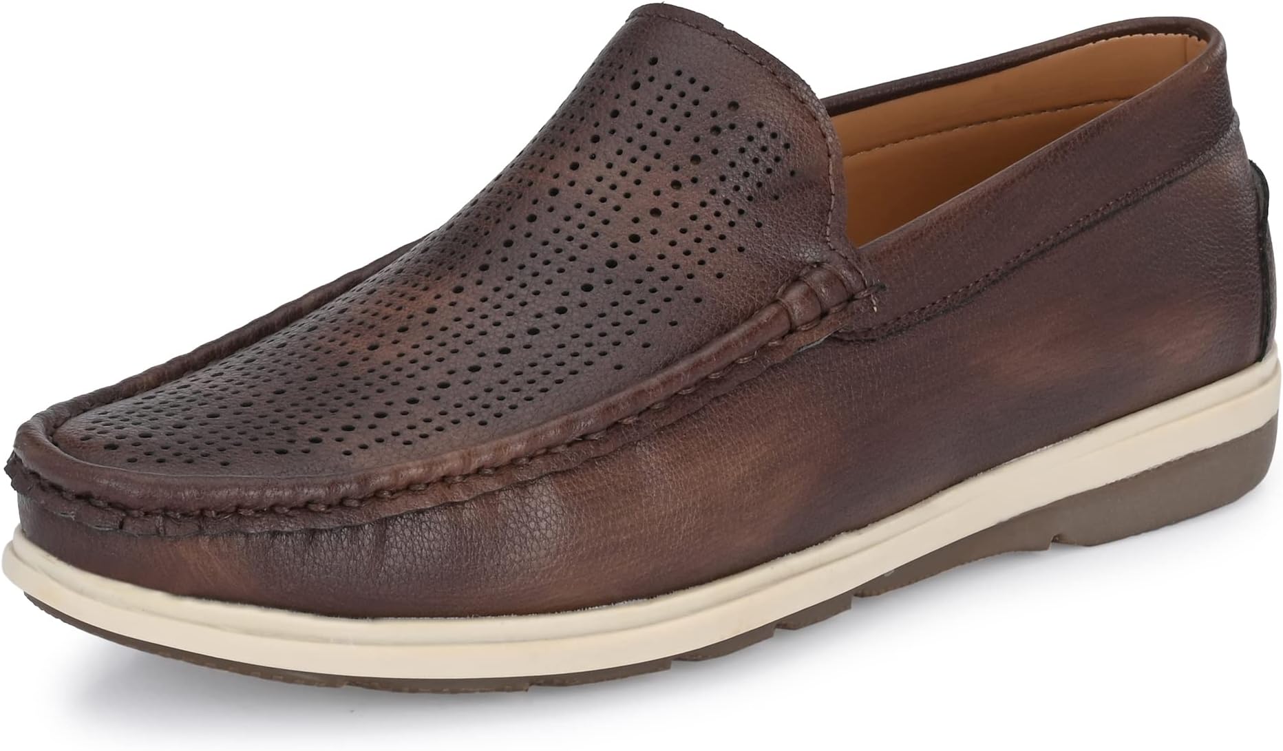 Centrino Men's Loafer Shoes | Premium Rubber Sole for Slip-Resistance | Comfortable, Versatile Design for Casual and Formal Wear | Ideal for Everyday Comfort and Style(9821)