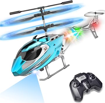 TERRAMUS Hélicoptère RC d'Intérieur avec Maintien d'Altitude