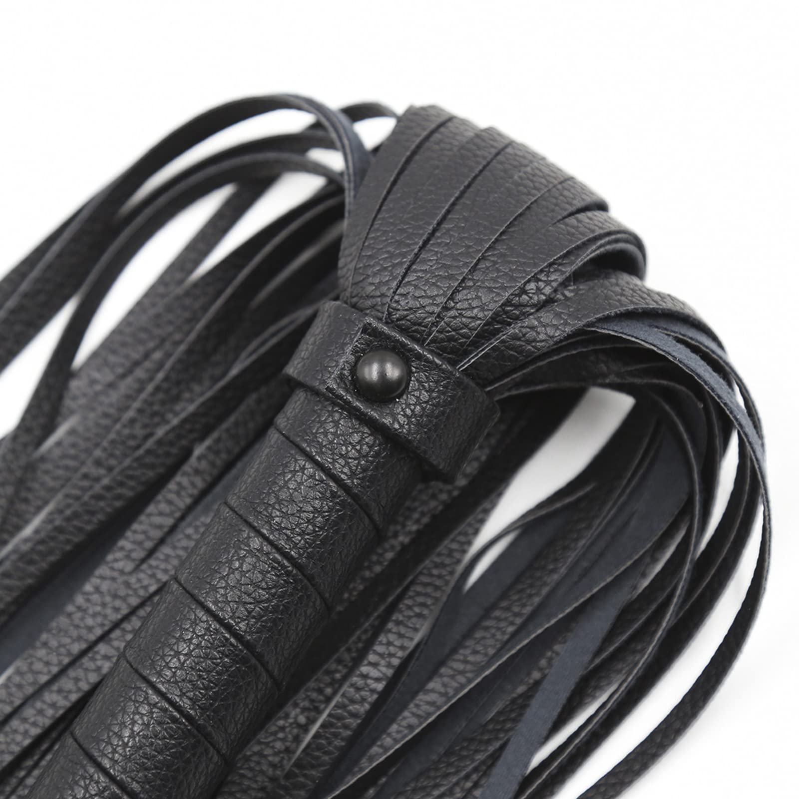 SM Frusta in Pelle Flirt Frusta BDSM Bondage Set Frusta Frusta Sessuale in Pelle PU Sculacciati per Sesso SM Giocattoli Sessuali Sculacciati Sex Toy per Coppie Flogger SM Giochi di Ruolo Nero