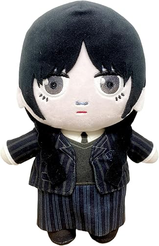 Miniatura 1 de Great Eastern Entertainment Miércoles - Miércoles Addams Button Eyes Plush 8" H
