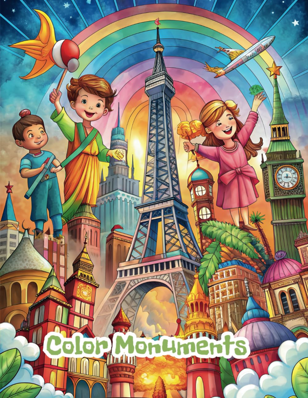 Color monuments: Illustrated Journey; Monuments of the world to discover and color. This book features 30 stunning monuments to discover and color.