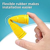 Vista 4 de 4 empuñaduras de mango de bicicleta, empuñaduras de goma antideslizantes para manillar de bicicleta, empuñaduras de repuesto especializadas