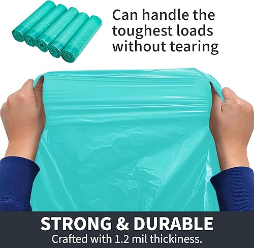 Miniatura 3 de Bolsas de basura biodegradables Code Q de 13-17 galones (50-65L) compatibles con Simplehuman Bolsas de basura Code Q resistentes, paquete de 50