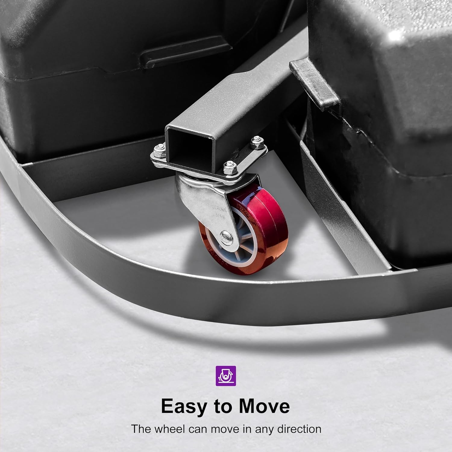 PURPLE LEAF Umbrella Base Wheel Detail for Easy Movement