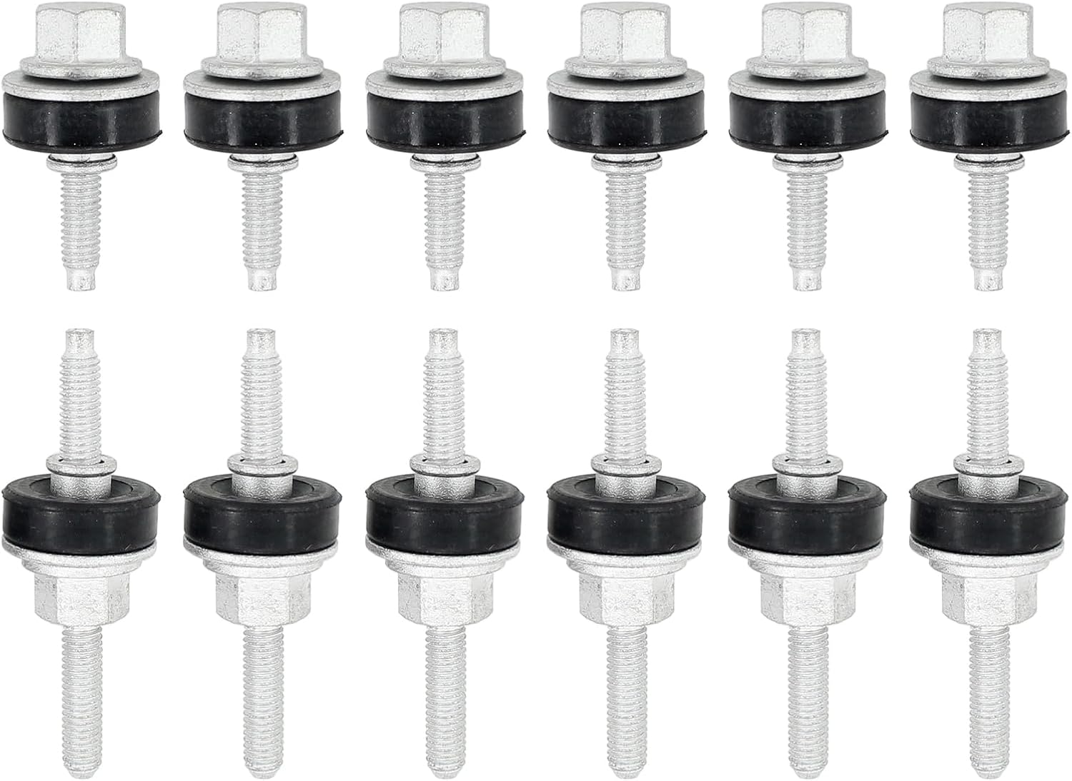 Engine Valve Cover Bolt Grommet Set for F250 F350 F450 F550 Super Duty 2003-2007, F650 F750 2004-2008, E350 E450 2004-2010, Excursion 2003-2005 6.0 Powerstroke Diesel Engine