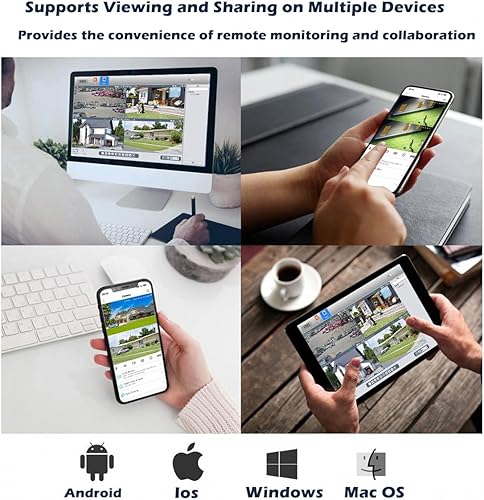 Miniatura 6 de COOLOUS Cámara de seguridad para exteriores 4MP 2K Cámara de seguridad de doble lente con cámara WiFi PTZ de 360 para seguridad del hogar exterior,