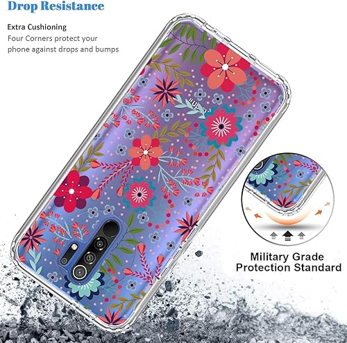 Miniatura 7 de Funda para Redmi 9 PrimePoco M2M2 Reloaded M2004J19PI Funda con protector de pantalla de vidrio templado, funda protectora de TPU transparente