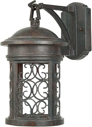 Designers Fountain 31111-MP Ellington-DS Wall Lanterns, Mediterranean Patina by Designers Fountain