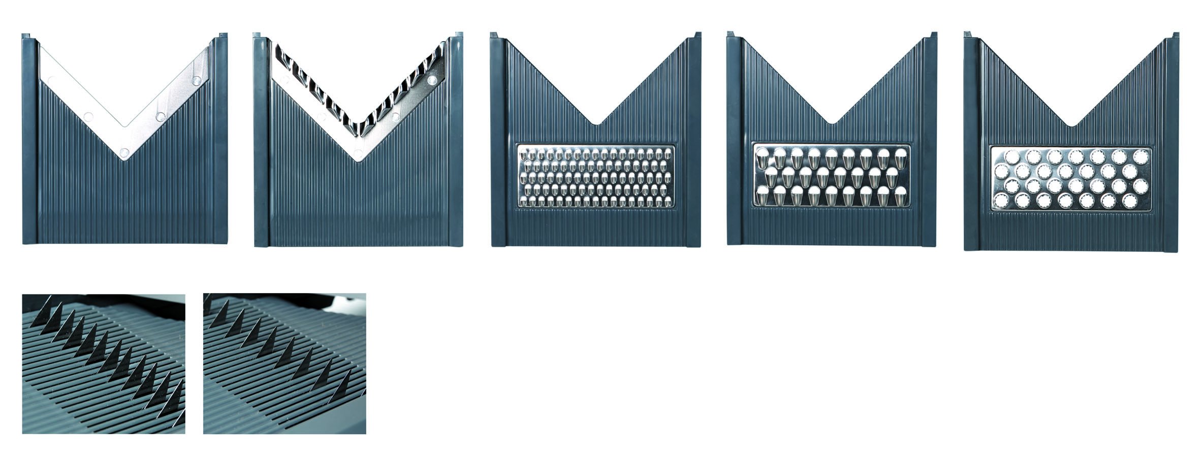 Image secondaire de Mandoline Lacor avec Lames en V et 5 Accessoires - Noir