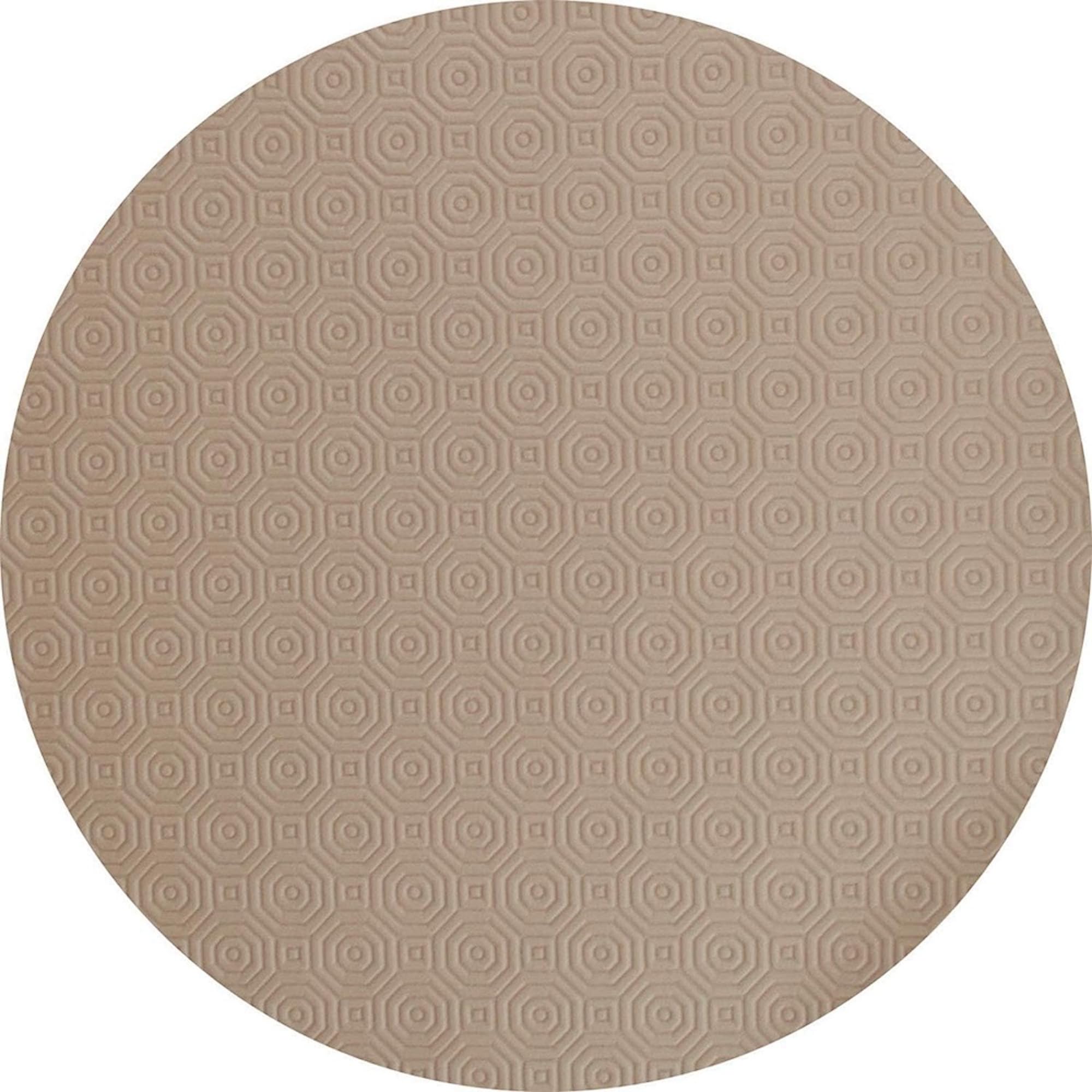 Table Protector ROUND, Felt, Heat Resistant (Beige, 112.cm (44" inch)) โ image 1