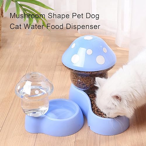Miniatura 2 de Worparsen Alimentador automático para mascotas alimentador automático de alimentos por gravedad para perros dispensador de agua para gatos