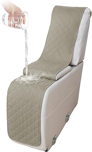 Miniatura 115 de HDCAXKJ 100% Fundas impermeables para sofá seccional reclinable en forma de L, funda de sofá reclinable acolchada lavable, fundas de esquina para