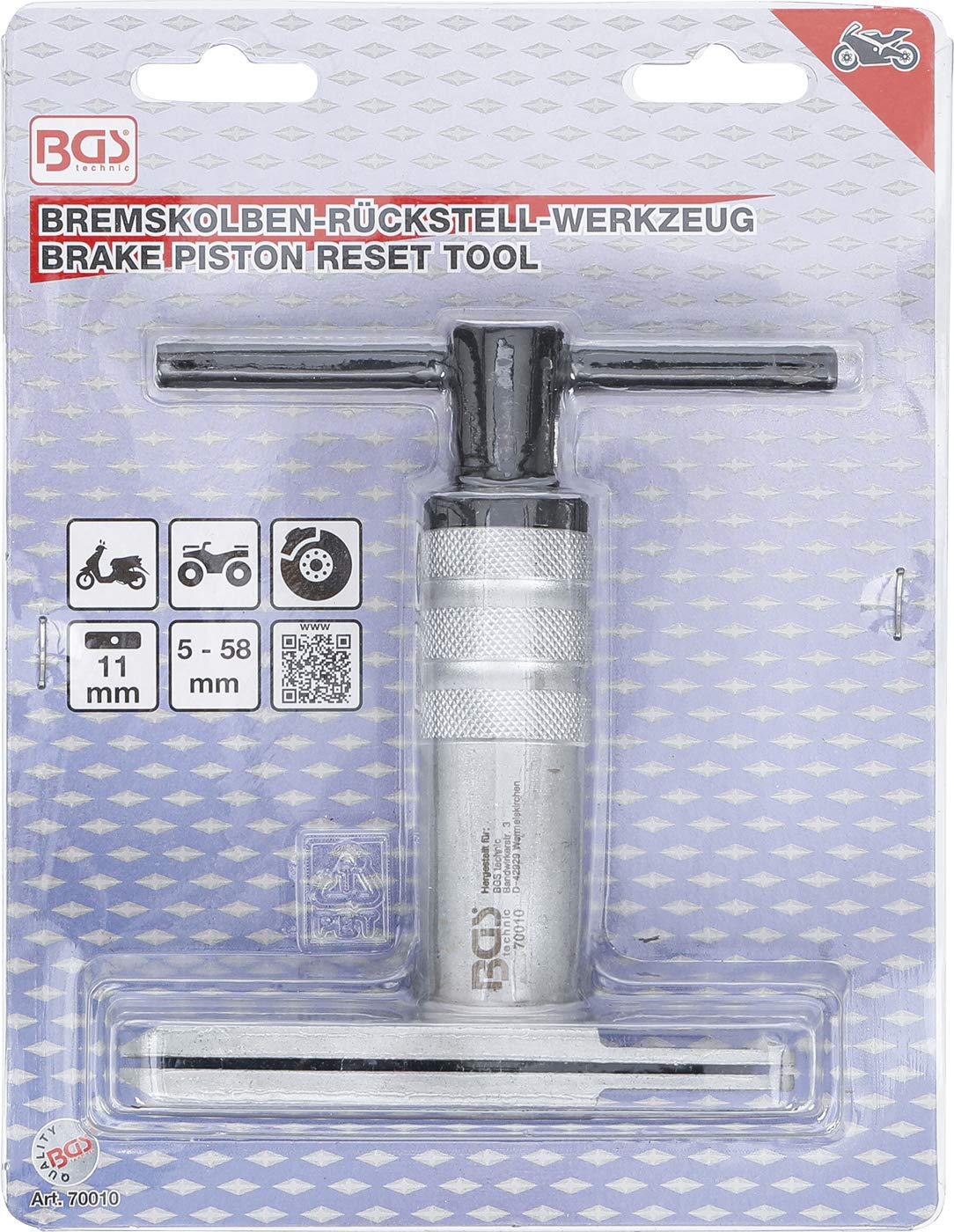 BGS 70010 | Arretratore pistoncini dei freni | per motociclette