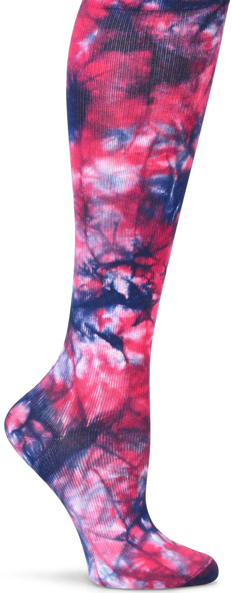 Nurse Mates Women's Wide Calf Socks | 12-14 mmHg Compression | Up to 22" Calf | One Size | 1 Pair