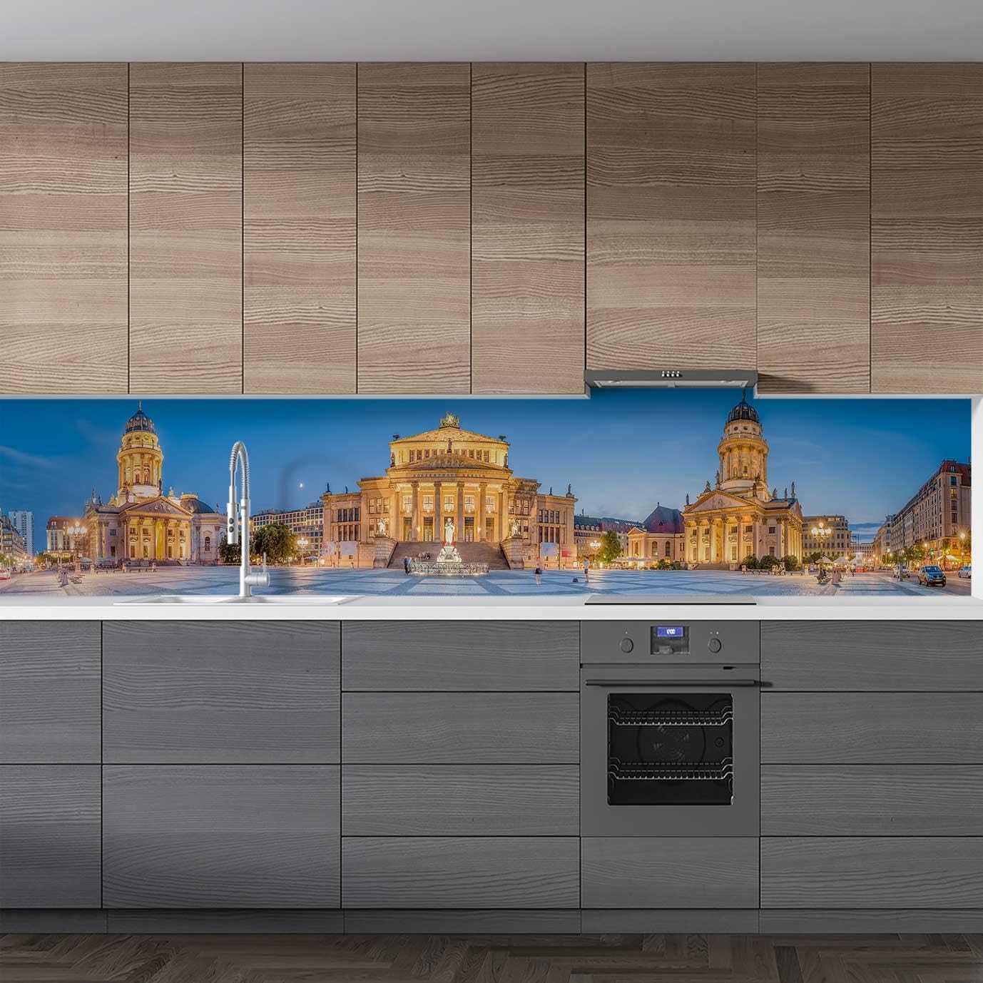 Mutfak Tezgah Arası Folyo Fayans Kaplama Folyosu Berlin 60x400 CM