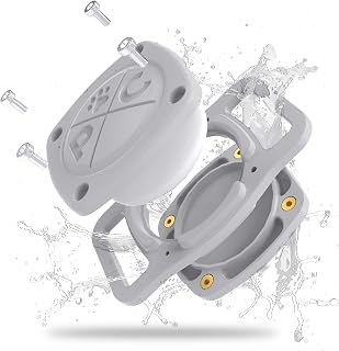 Pup Culture IP68 Waterproof AirTag Dog Collar Holder | 2.5X Stronger Than Competitors - Track Your Pet Using Apple AirTag Technology Without a Subscription | Dustproof - Doesn’t Hurt Your Collar
