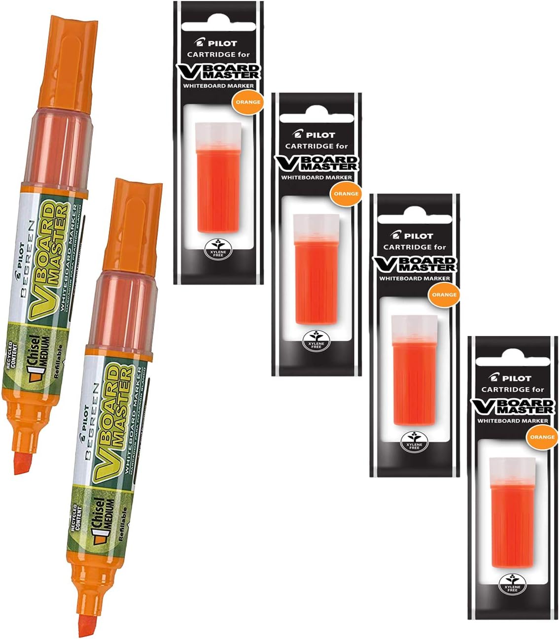 V Board Master Refillable Dry Erase Markers, Pilot, 2