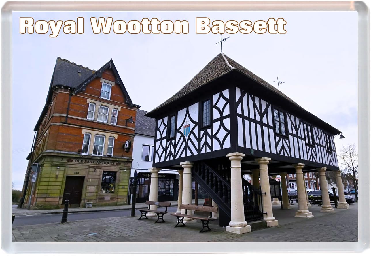Baked Bean Store Multicolor Royal Wootton Bassett - Wiltshire - Jumbo Fridge Magnet 96 X 67Mm Bbsfhm1672