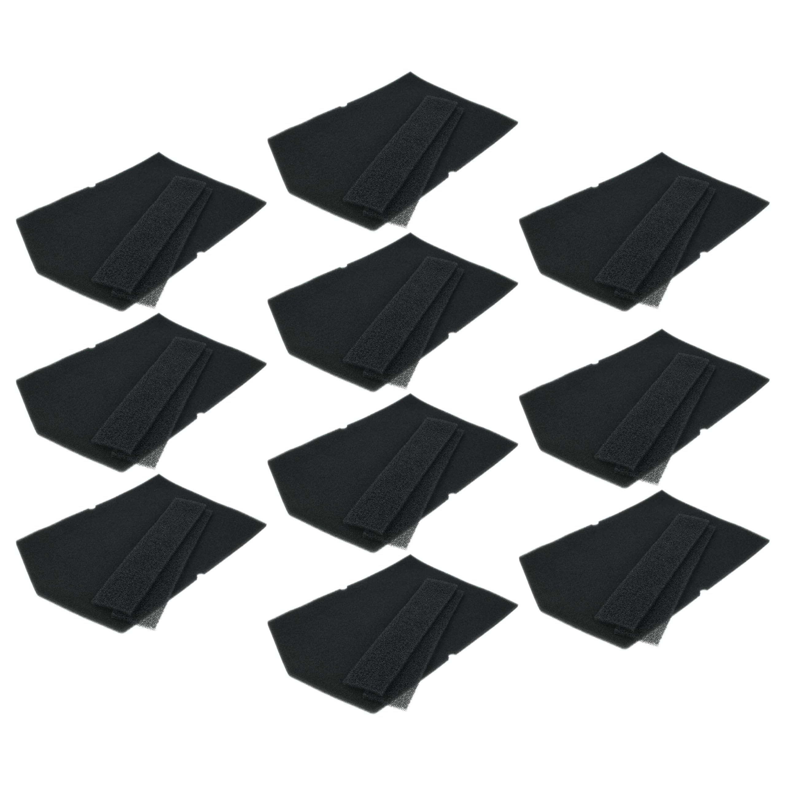 vhbw 30x Schaumfilter kompatibel mit Miele T 8847 WP EcoComfort | T 8827 WP EcoComfort, T 8826 WP EcoComfort, T 8801 WP HomeCare XL Wäschetrockner