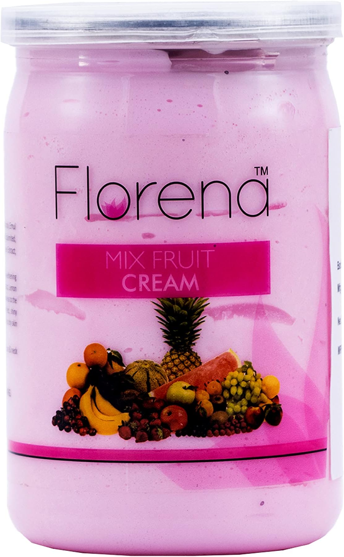 Florena Mix Fruit Face Cream Skin Whitening and brightening Cream With Vitamin C and lemon Peel Extract, Reducing Acne, Pimples, Dark Spots, Tan, Sunburn, Pigmentation, Wrinkles and Fine Lines, 400 gm