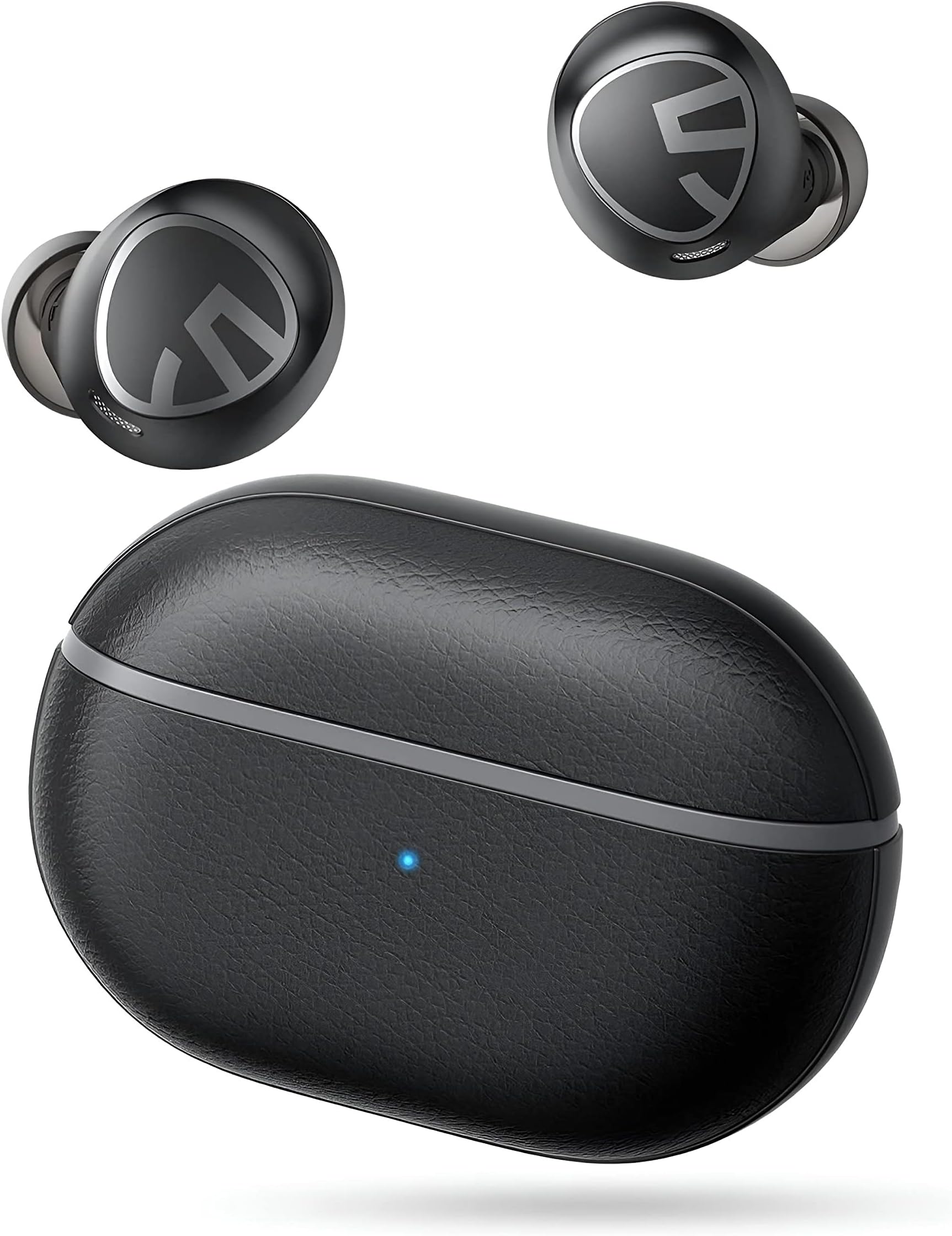 SoundPEATS GoFree 2 Bluetooth Headphones 5.3 Bluetooth Sport Earphones with Ear Hooks Hi-Res Audio LDAC Codec, 16.2 mm Multipoint Driver, Lightweight Open Ear Design 4 Microphones 35 Hours