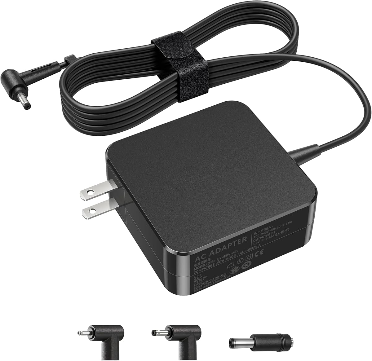 VARVEK 65W 4.0mm Tip Laptop Charger Compatible with Asus Vivobook 14 15 17 | 19V/3.42A Adapter For Flip 14 15, S13 S14 S15, Go 12 14 15 X515 X515J X515E X515M X515JP X515MA Power Cord Supply