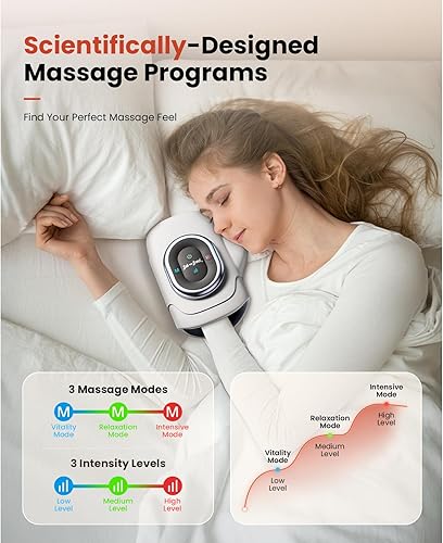 Miniatura 5 de BOB AND BRAD Masajeador de manos con calor y compresión, dedos individuales, elegible para FSA/HSA, masajeador de manos portátil inalámbrico HandSpa