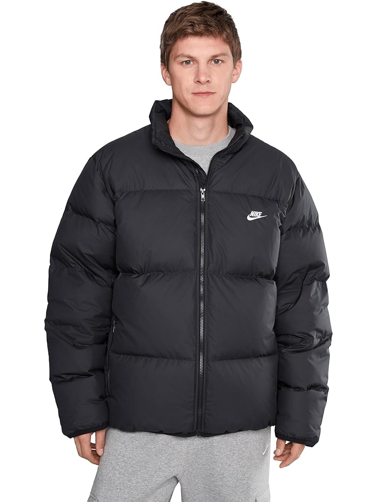 Gray Nike Therma-FIT Club Puffer Jacket 650
