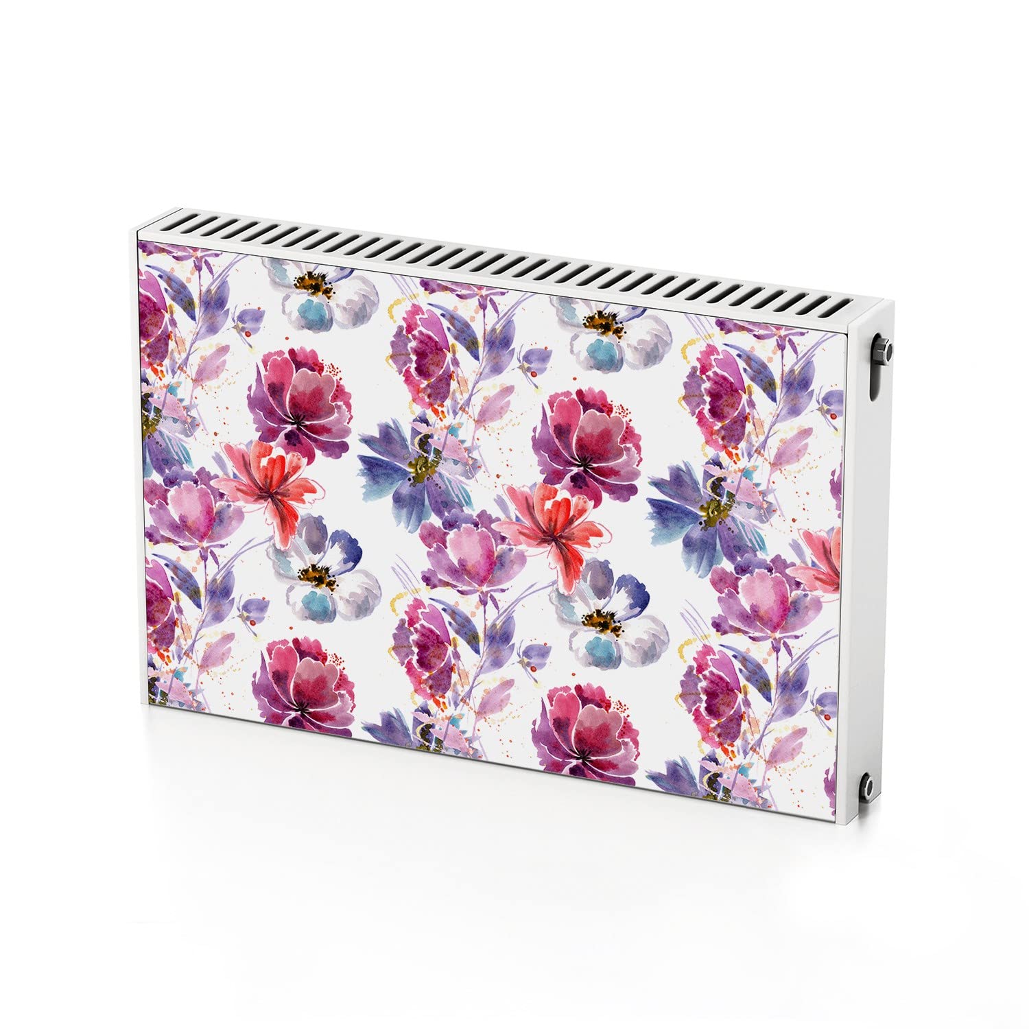 Aimant de radiateur fleurs peintes 90x60 cm Coloray pour cache-radiateur
