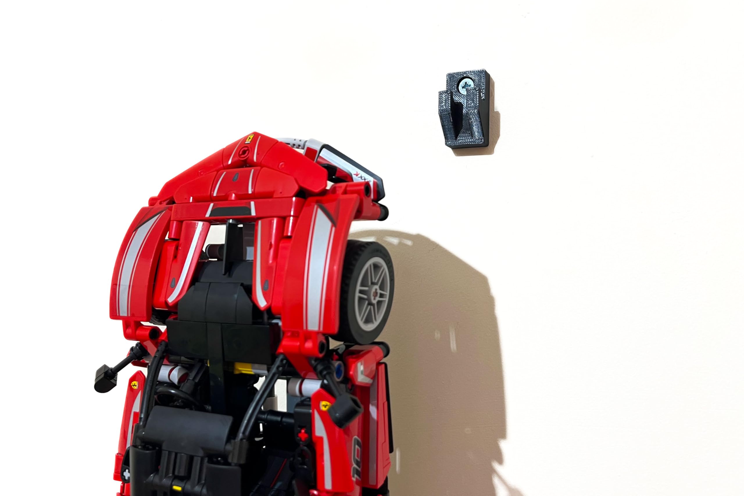 3Dudes & Dad Wall Mount Compatible with LEGO® Technic Ferrari FXX K Car (42212), Perfect-Fit Model Display Bracket, Secure - Image 3