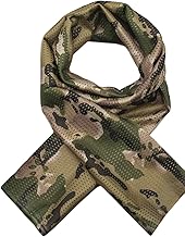 Outdoor Multifunctional Neck Gaiter, Headscarf, Headband, Camouflage, Outdoor Protection, Hunting, Fishing, Military Mesh Fabric, Camouflage, camouflage