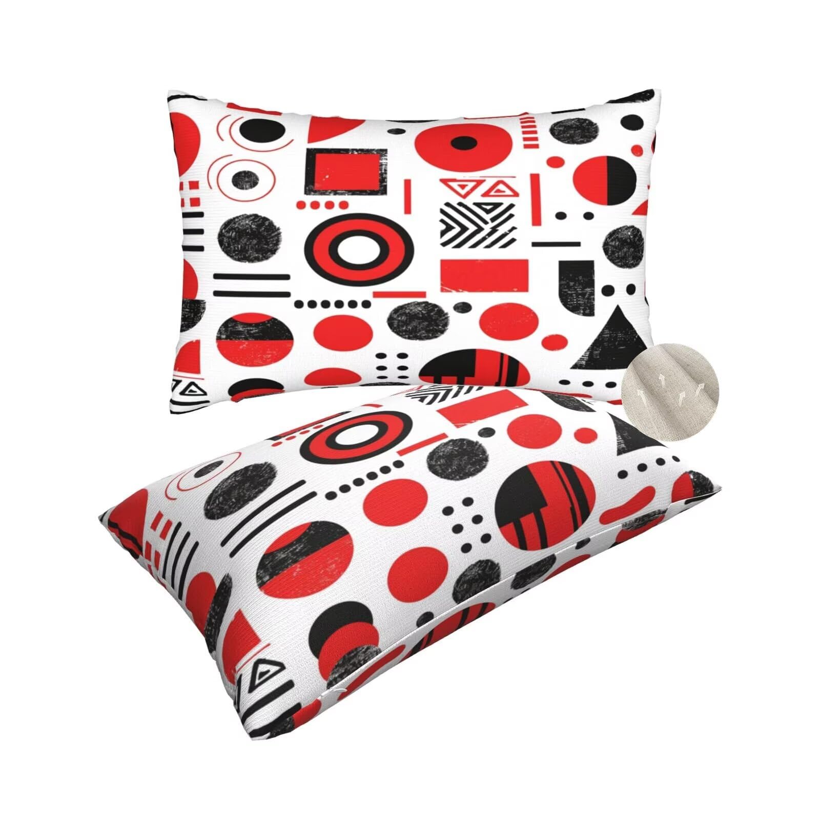 Housse de coussin géométrique 50x80 cm pour sublimer votre salon moderne