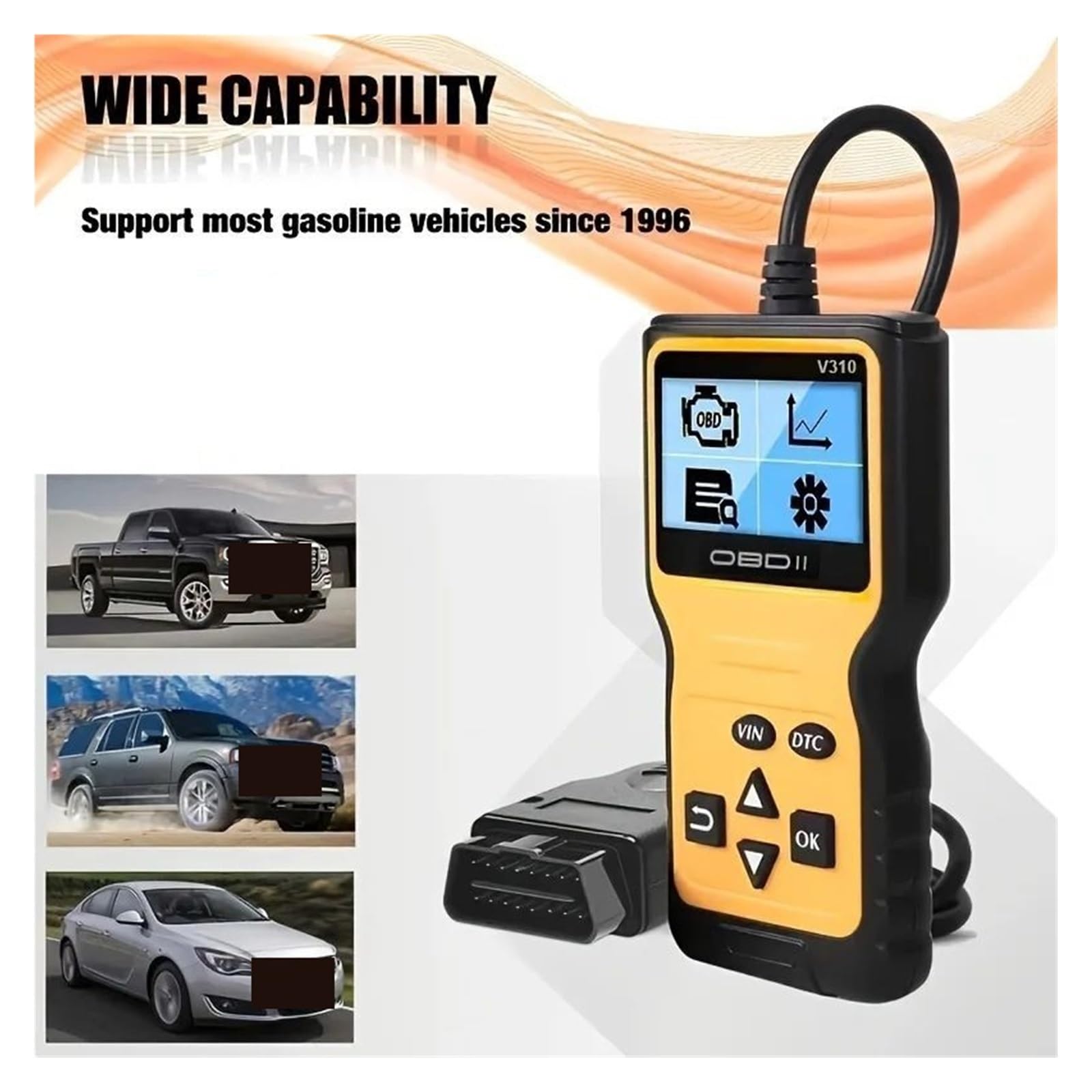 Scansione del lettore di codice di errore del motore del lettore di codice dello scanner for auto OBD2