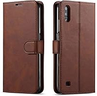 Vista 10 de STARSHOP Funda para teléfono Moto E, funda para teléfono Motorola Moto E, incluida [protector de pantalla de vidrio templado], funda de cuero Oscuro