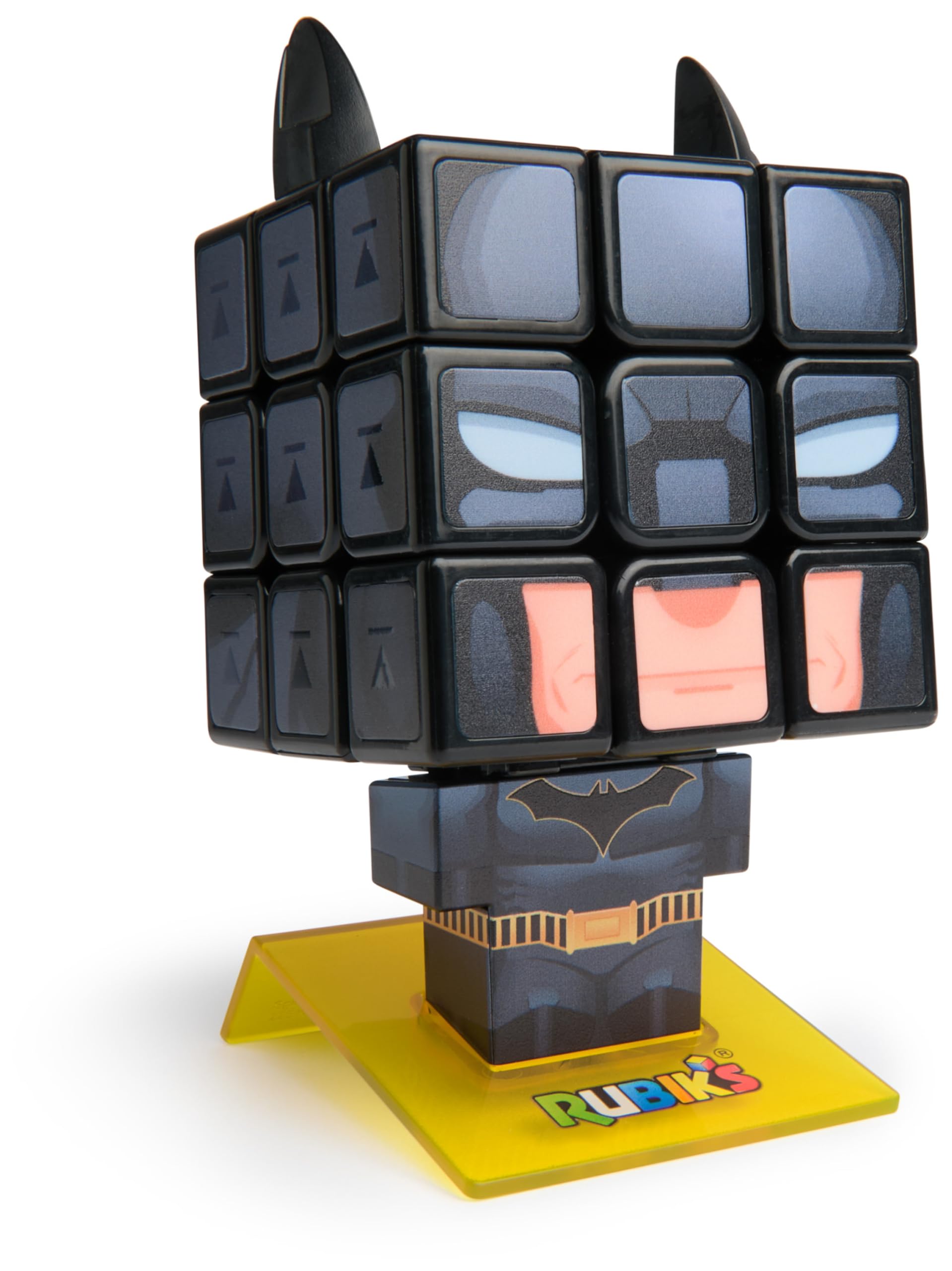 Cubo Rubik's, cuber Batman, rompicapo da risolvere, articolo da collezione Batman, giocattolo tattile, per adulti e bambini dagli 8 anni in su