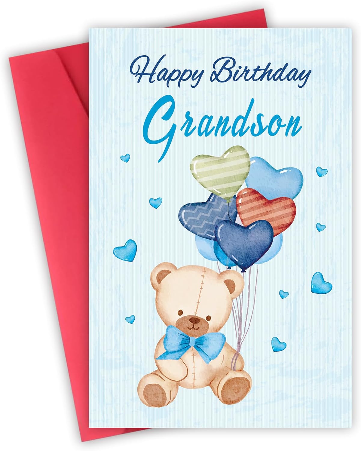 Grandson Birthday Card, Happy Birthday Cards & Gifts for Grandson from Grandma Grandpa