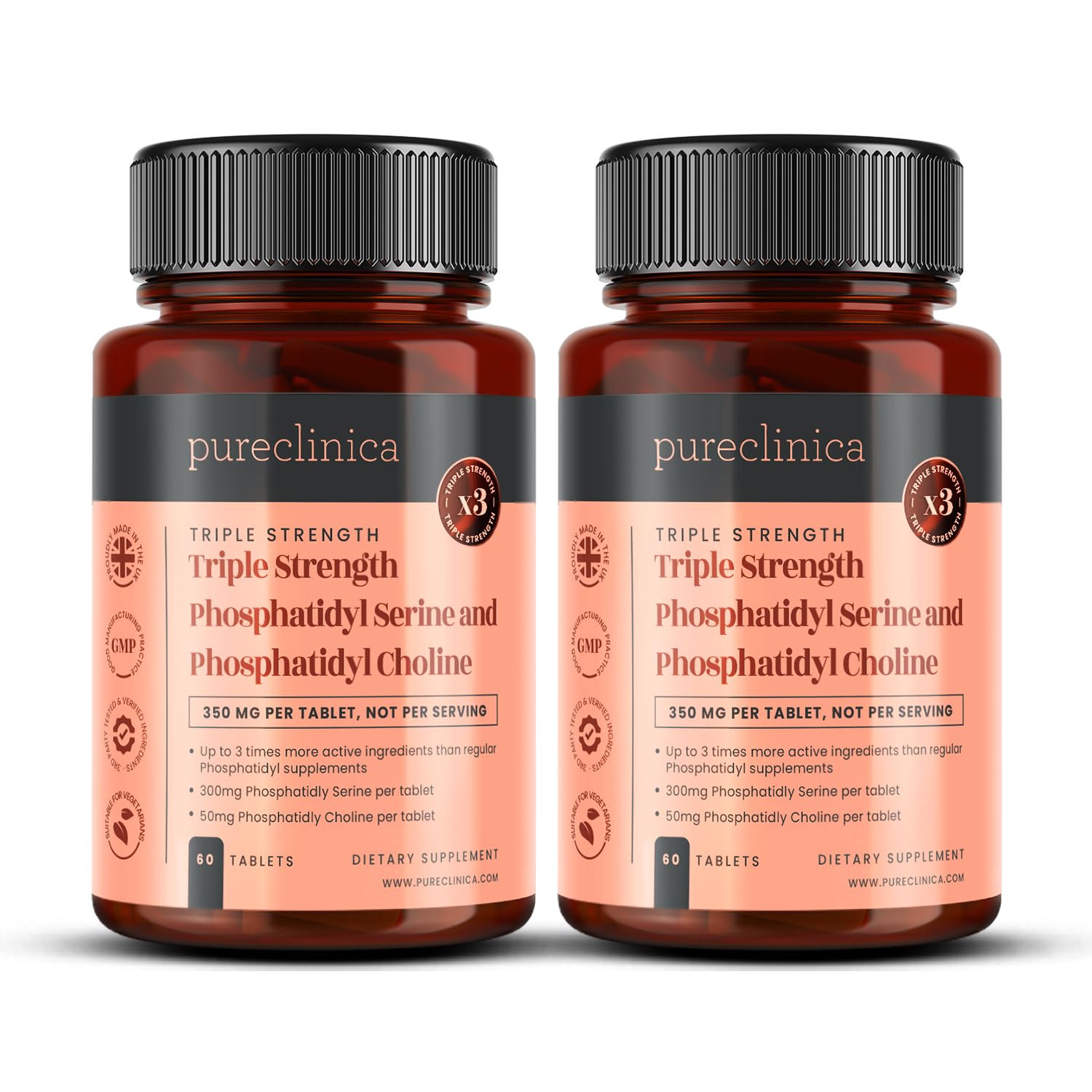 FOSFATIDIL SERINA TRIPLE POTENCIA y FOSFATIDIL COLINA x 120 Comprimidos
