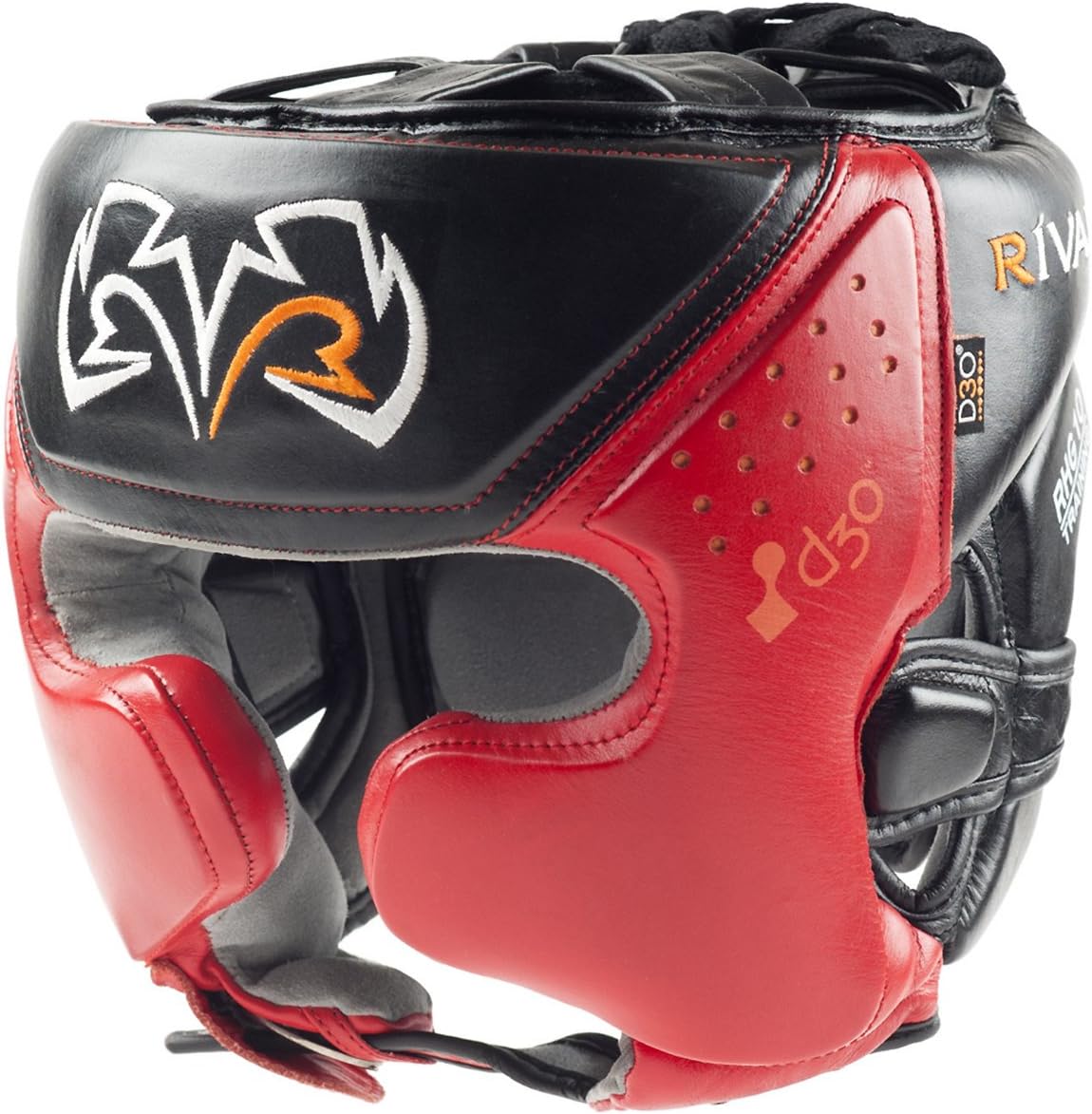 RIVAL Boxing RHG10 Intelli-Shock d30 Headgear - Medium - Black/Red