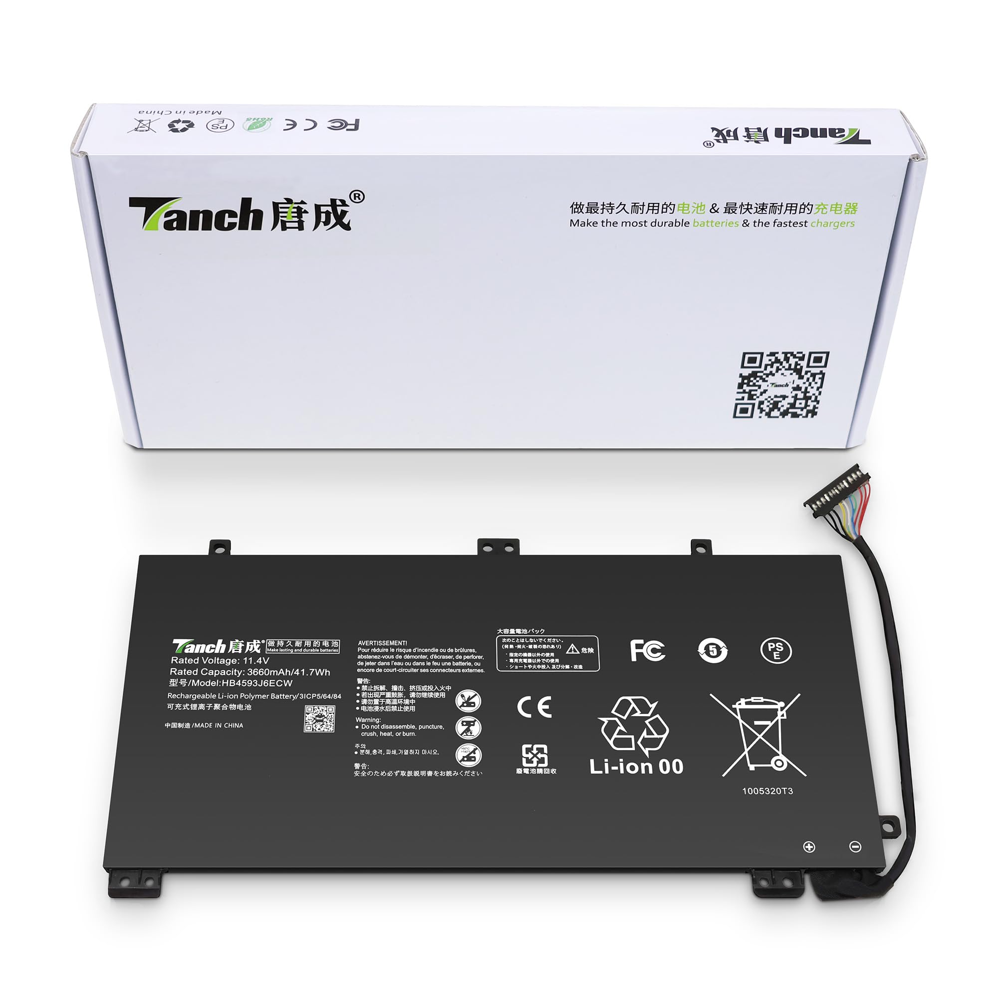 Amazon.com: Tanch HB4593J6ECW Laptop Battery for Huawei MateBook