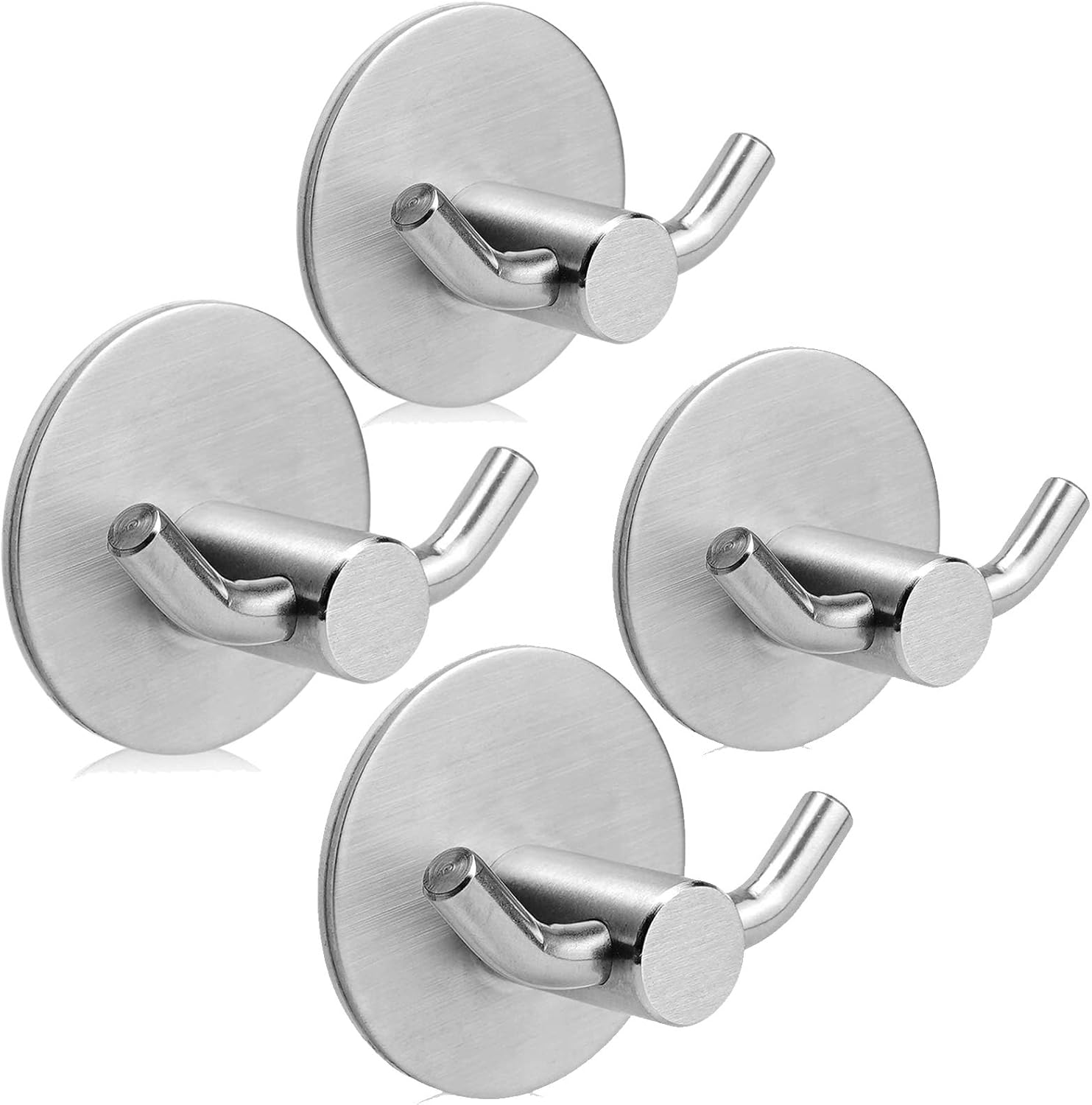 Sugelary Double Prong Adhesive Hooks, Wall Hooks Adhesive